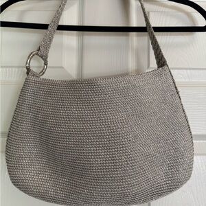 Talbots Elegant Silver- Gray Women's Shoulder Bag